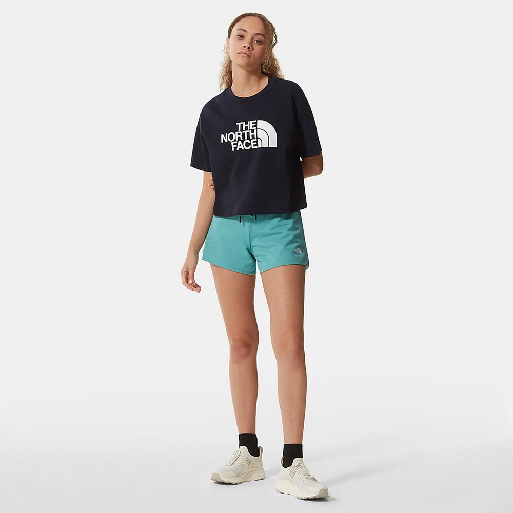 The North Face Shorts Womens Australia - The North Face Mountain Lifestyle Blue Mountain (ZQD-643920